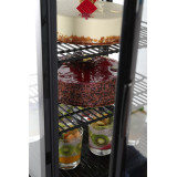 Vitrine de table réfrigérée positive 3 étagères 78L HENDI-mondialchr.com