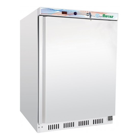 Armoire réfrigérée négattive en laqué blanc intérieur en ABS 200L