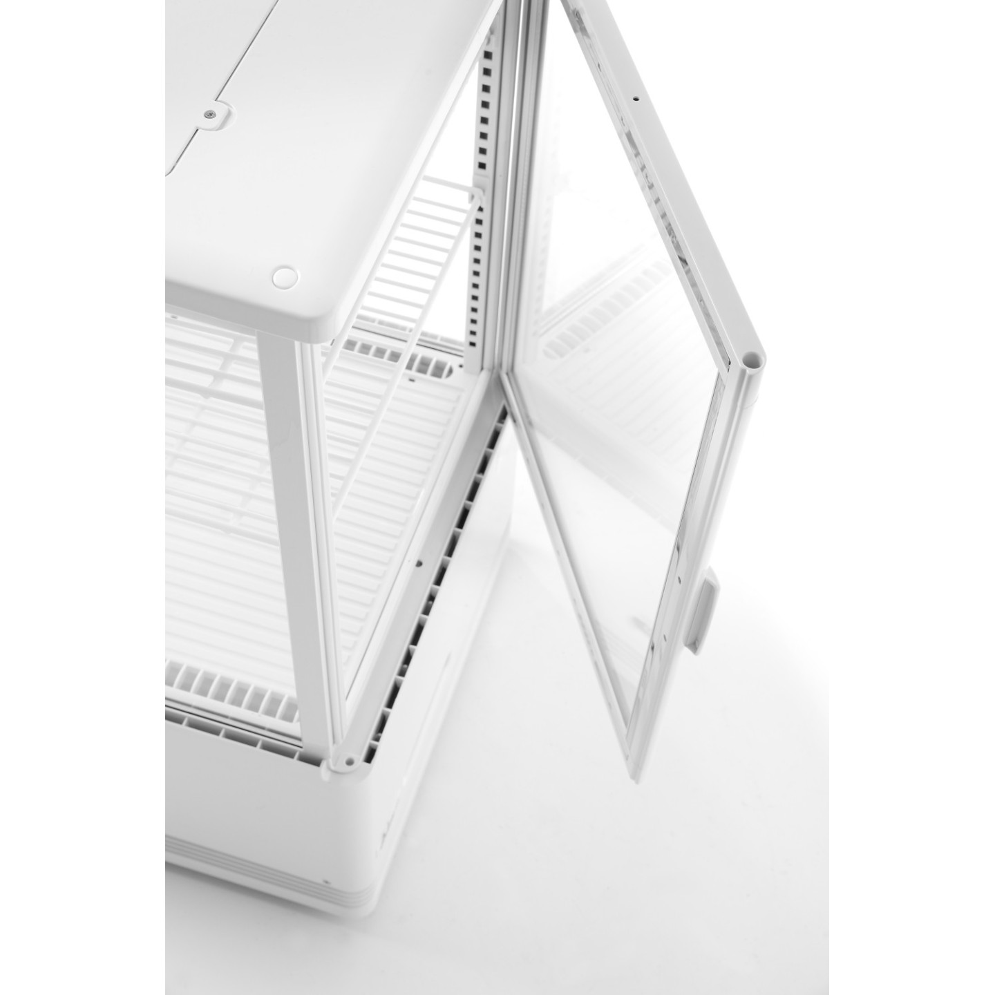 Vitrine de table réfrigérée positive 4 étagères 98L HENDI-mondialchr.com