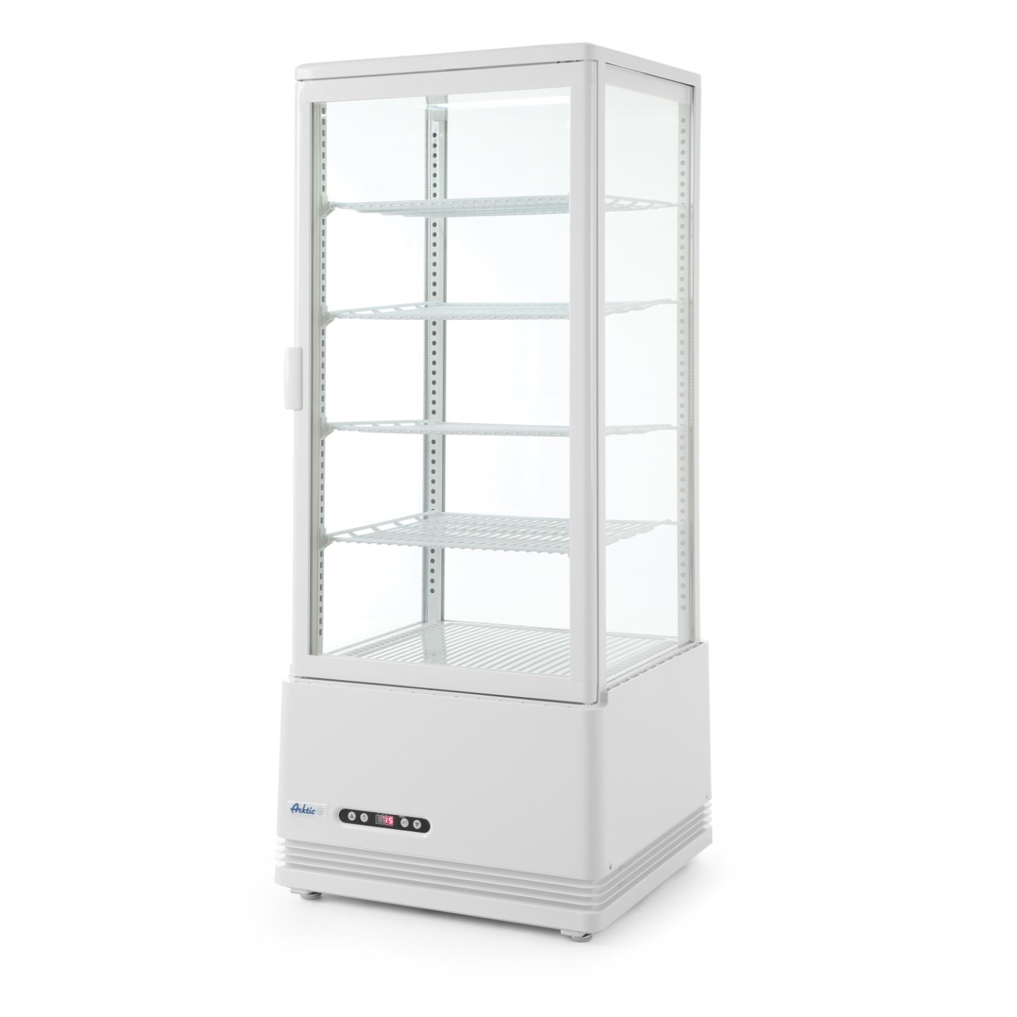 Vitrine de table réfrigérée positive 4 étagères 98L HENDI-mondialchr.com
