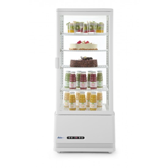 Vitrine de table réfrigérée positive 4 étagères 98L HENDI-mondialchr.com