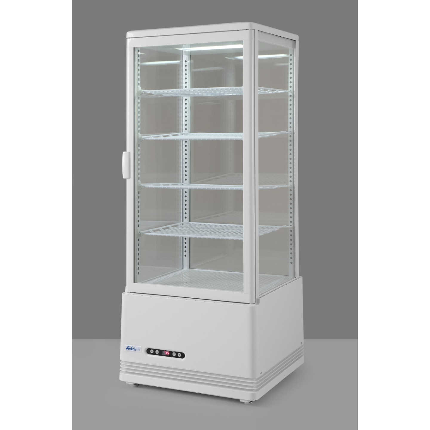 Vitrine de table réfrigérée positive 4 étagères 98L HENDI-mondialchr.com