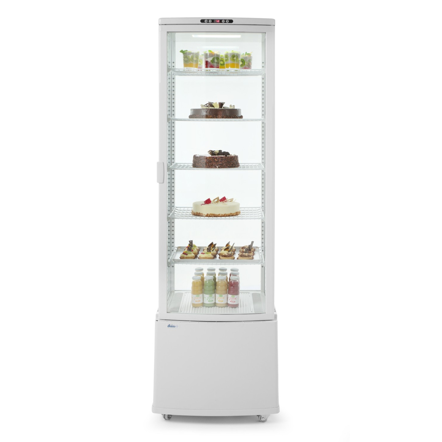Vitrine réfrigérée positive 5 étagères 270L ARKTIC HENDI-mondialchr.com