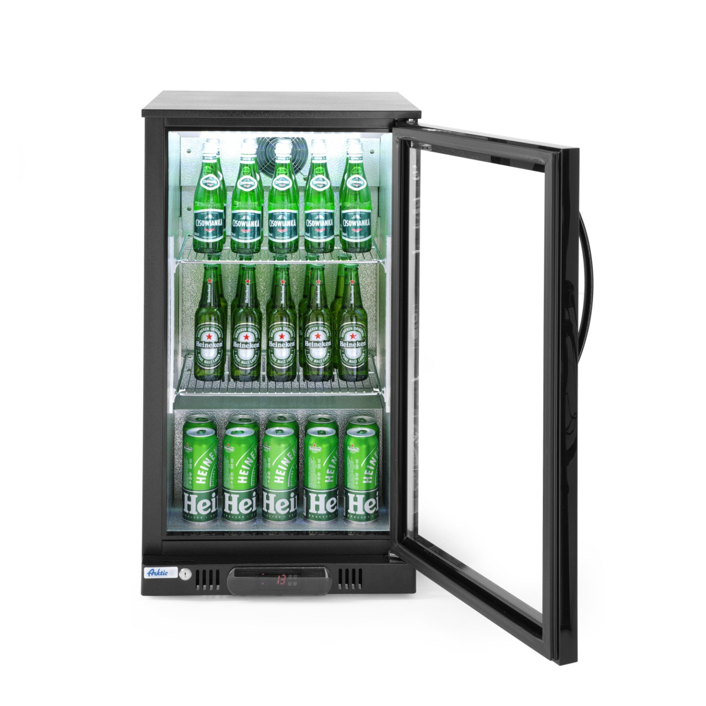 Arrière de bar réfrigéré 1porte battante 93L ARKTIC HENDI-mondialchr.com