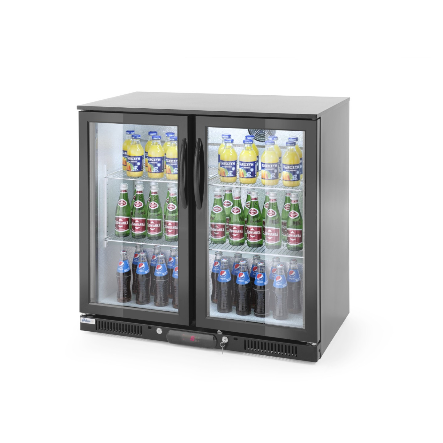 Arrière de bar réfrigéré 2portes 180L ARKTIC HENDI-mondialchr.com