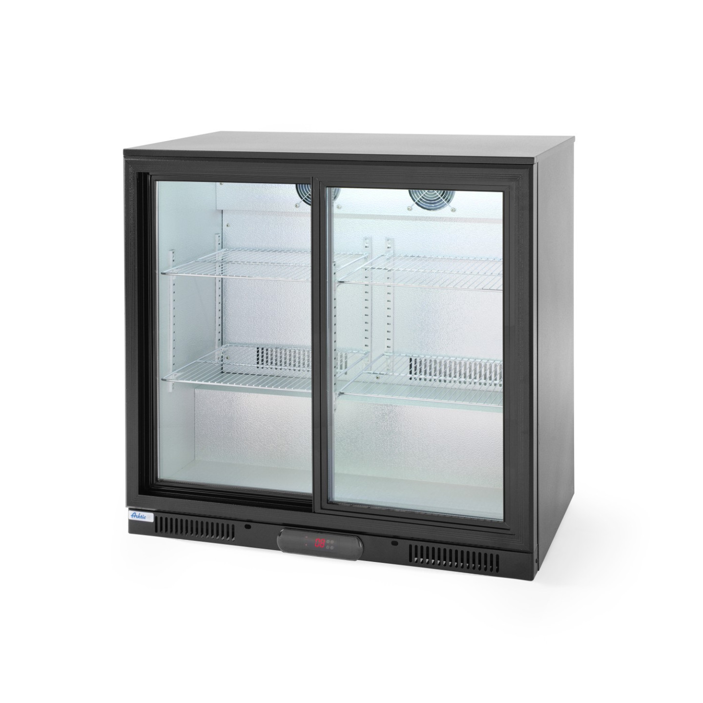 Arrière de bar réfrigéré 2portes 197L ARKTIC HENDI-mondialchr.com