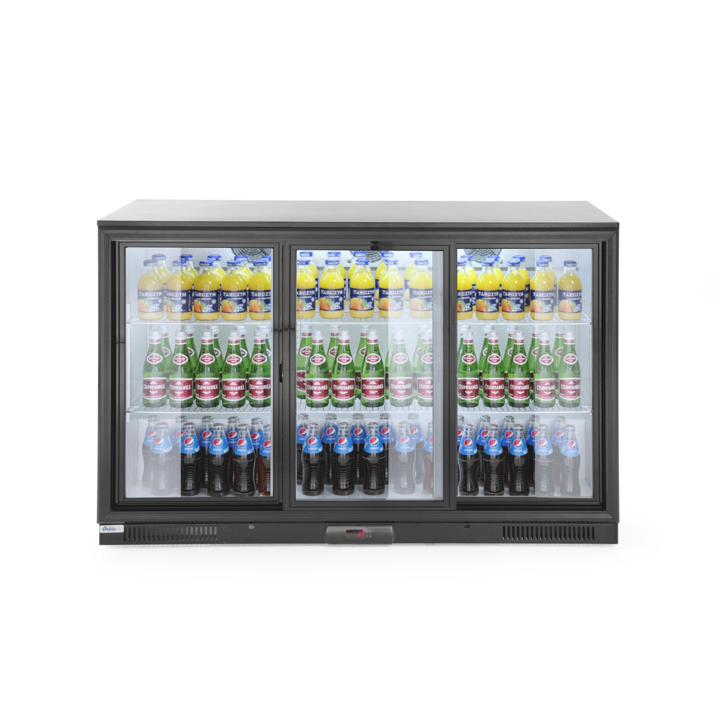 Arrière de bar réfrigéré 3portes 303L ARKTIC HENDI-mondialchr.com