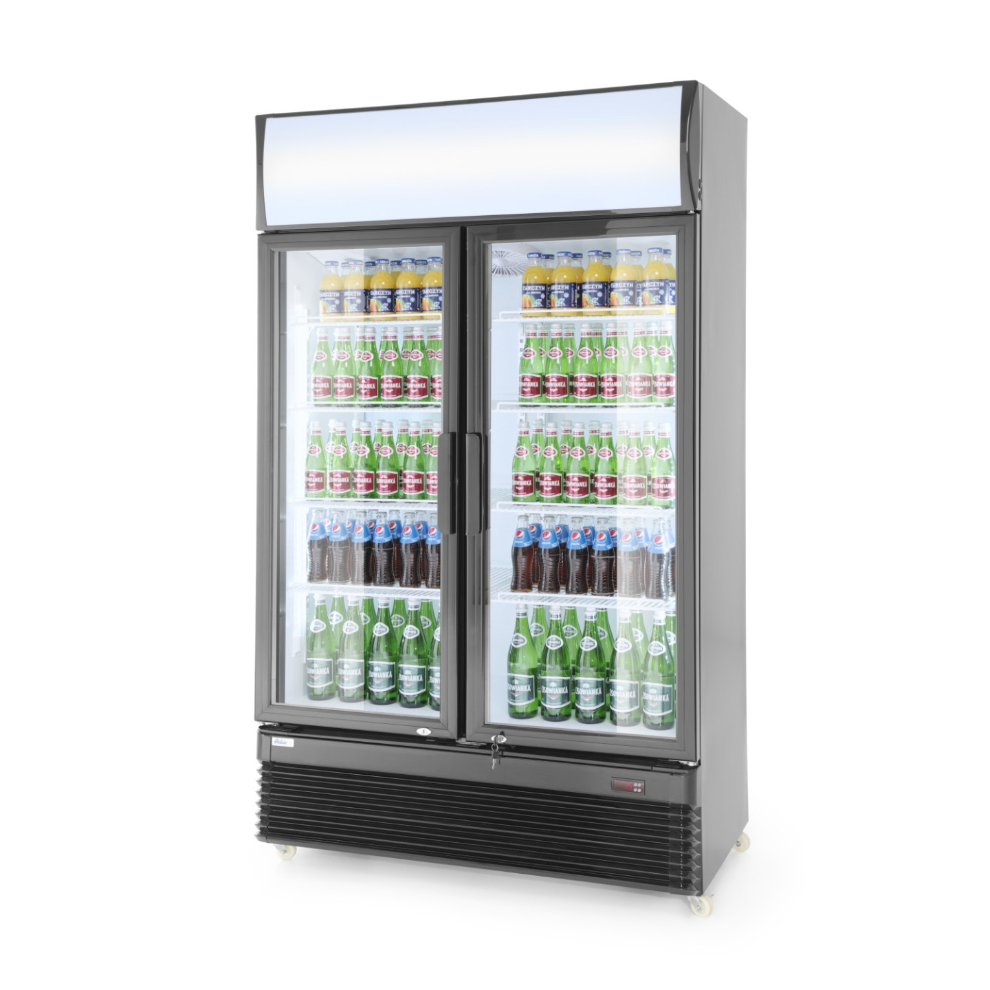 Armoire réfrigérée 2portes vitrées 618L ARKTIC HENDI-mondialchr.com