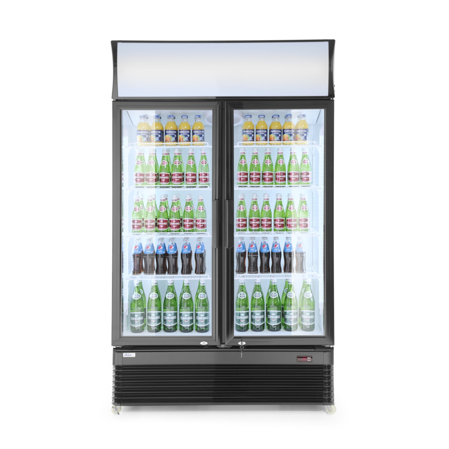 Armoire réfrigérée 2portes vitrées 618L ARKTIC HENDI-mondialchr.com