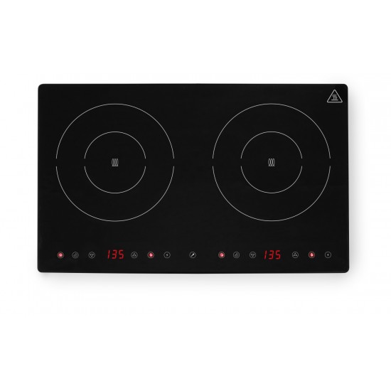 Plaque de cuisson à induction double Kitchen 3.5KW HENDI-mondialchr.com