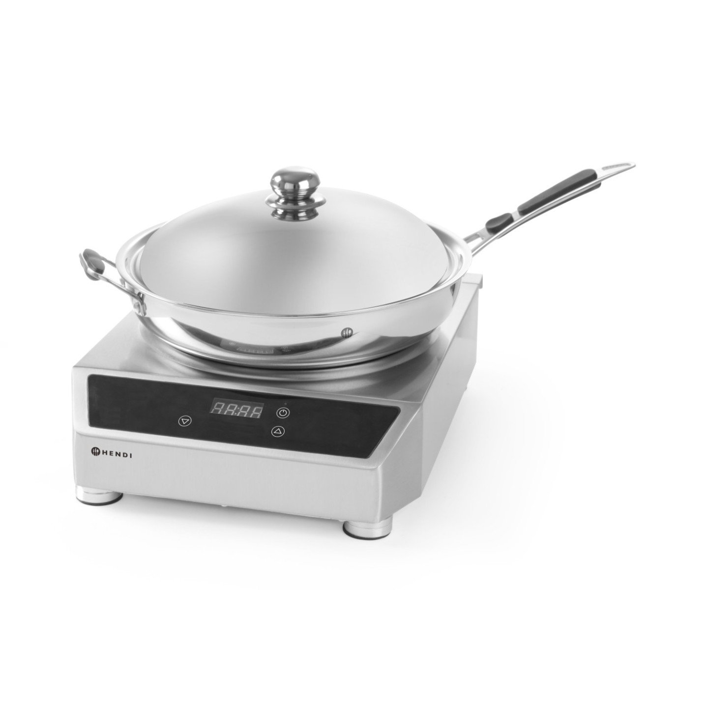 Set plaque induction wok avec wok HENDI-mondialchr.com