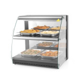 Vitrine de table chauffante quartz deux niveaux HENDI-mondialchr.com