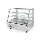 Vitrine de table chauffante 120L trois niveaux HENDI-mondialchr.com