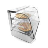 Vitrine de table chauffante 120L trois niveaux HENDI-mondialchr.com