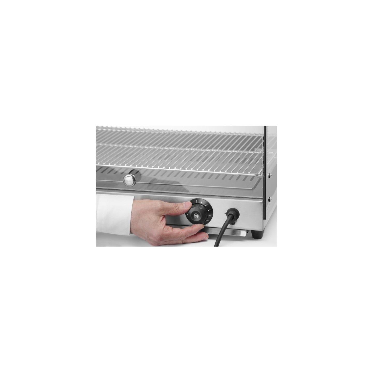 Vitrine de table chauffante un niveau HENDI-mondialchr.com
