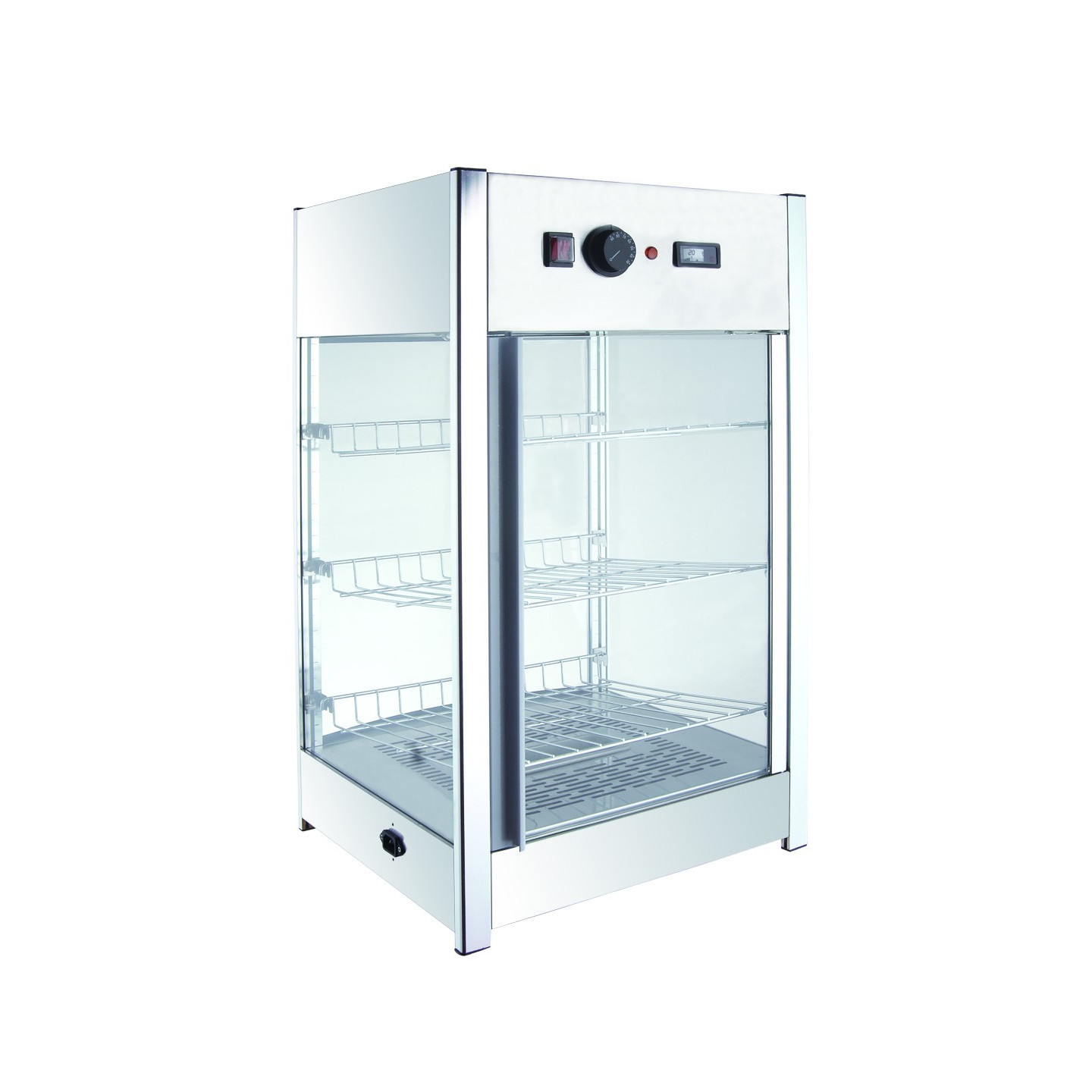 Vitrine de table chauffante 97L HENDI-mondialchr.com