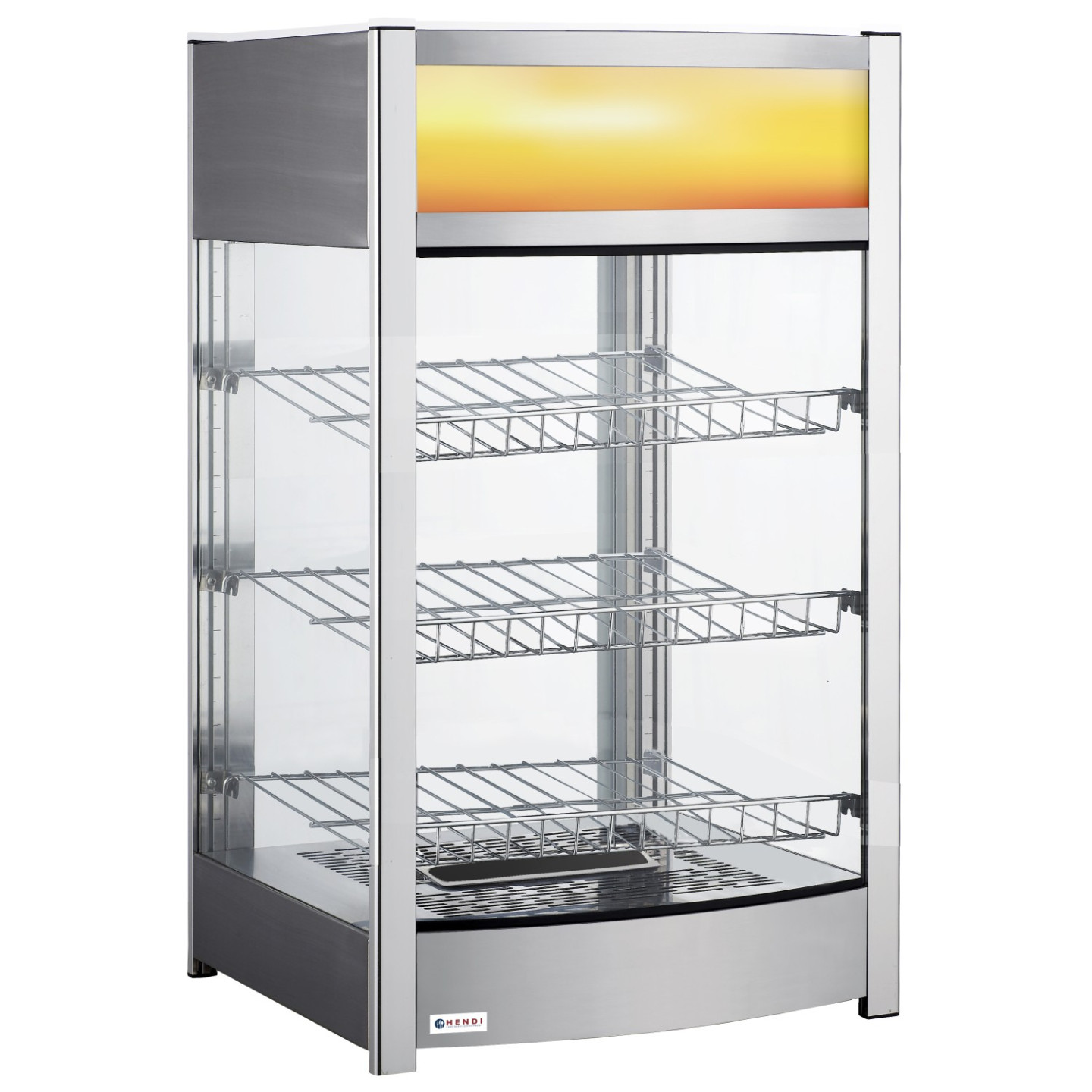 Vitrine de table chauffante 97L HENDI-mondialchr.com