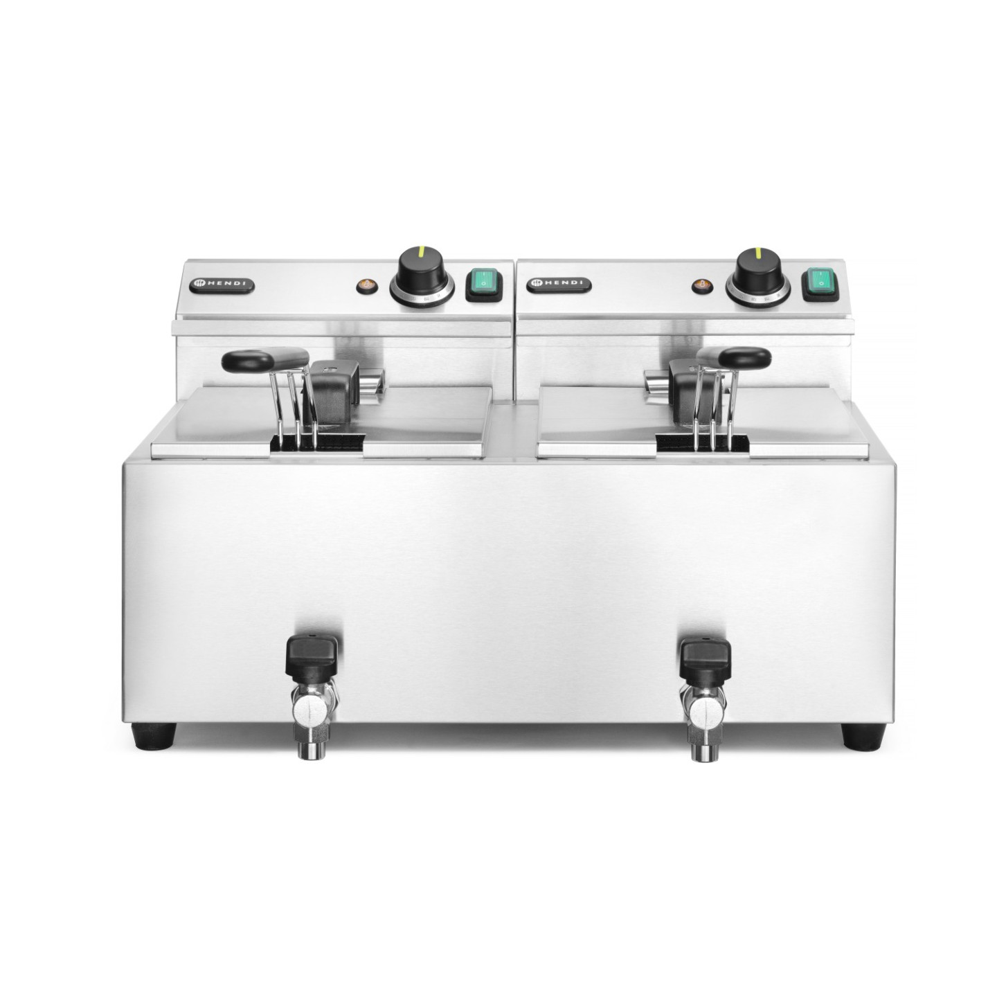 Friteuse Profi Line 16L avec robinet de vidange HENDI-mondialchr.com