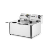 Friteuse Kitchen Line 2x4L 230V 205846 HENDI-mondialchr.com