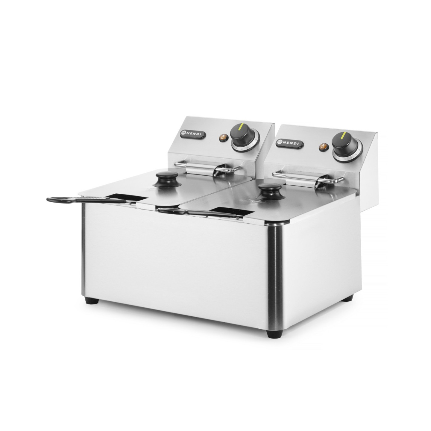 Friteuse Kitchen Line 2x4L 230V 205846 HENDI-mondialchr.com