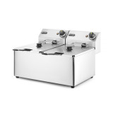 Friteuse Kitchen Line 2x8L 230V 205839 HENDI-mondialchr.com