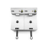 Friteuse Kitchen Line 2x8L 230V 205839 HENDI-mondialchr.com