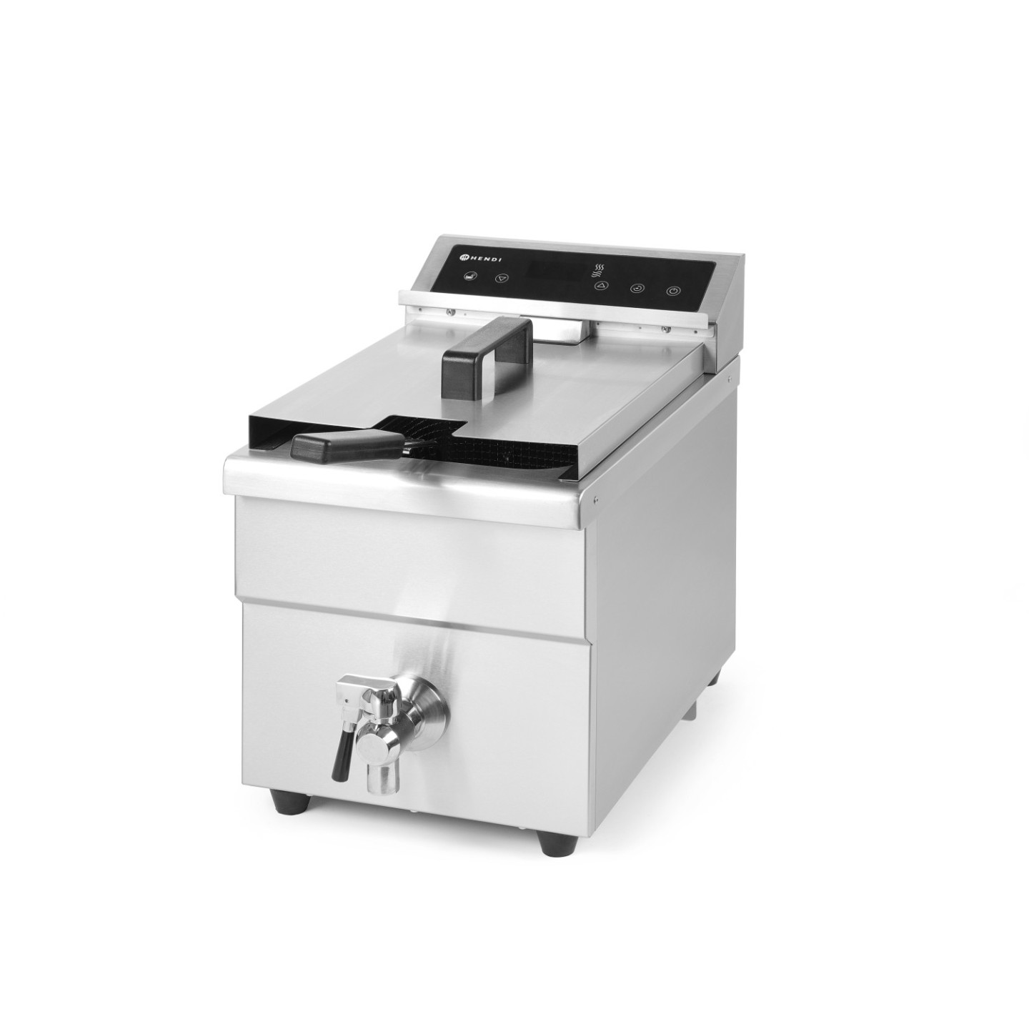 Friteuse à induction avec robinet de vidange 8L HENDI-mondialchr.com