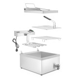 Friteuse à beignets avec robinet de vidange 12L HENDI-mondialchr.com
