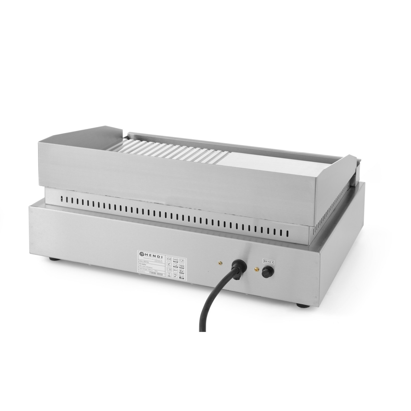 Grill Profi Line moitié rainuré 518x328mm HENDI-mondialchr.com