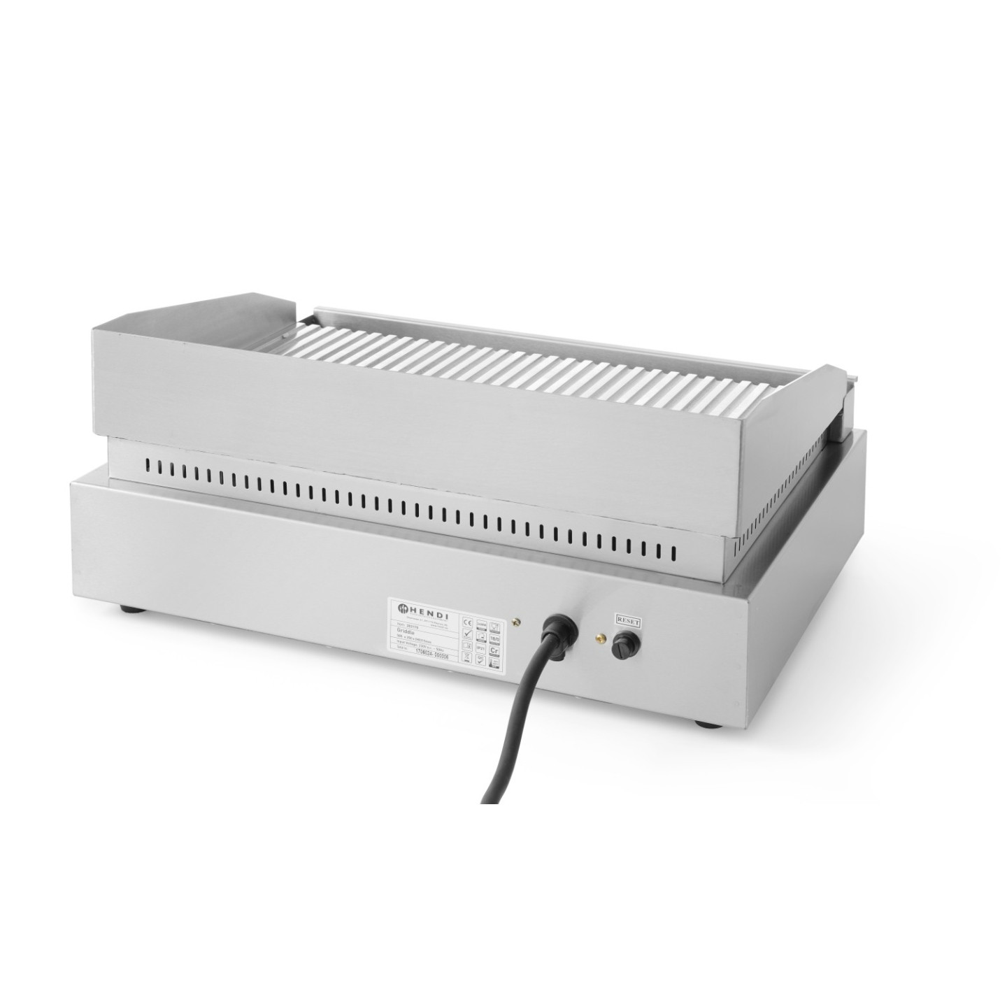 Grill Profi Line complètement rainuré 518x328mm HENDI-mondialchr.com