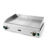 Grill Profi Line 462mm lisse 226mm rainuré 688x410mm HENDI-mondialchr.com