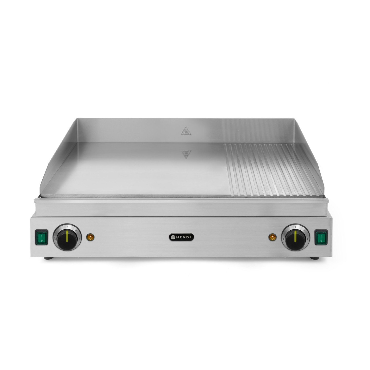Grill Profi Line 462mm lisse 226mm rainuré 688x410mm HENDI-mondialchr.com
