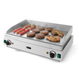 Grill Profi Line 462mm lisse 226mm rainuré 688x410mm HENDI-mondialchr.com