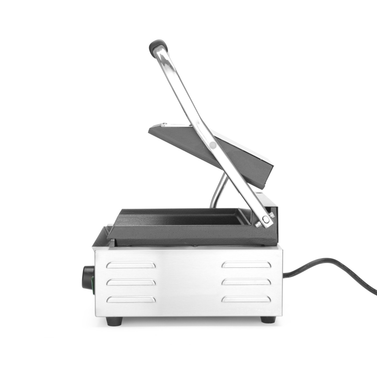 Grill de contact modèle simple rainuré 220x230mm HENDI-mondialchr.com