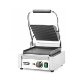 Grill de contact demi rainuré demi lisse 220x230mm HENDI-mondialchr.com