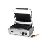 Grill de contact Panini rainuré 340x230mm HENDI-mondialchr.com