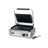 Grill de contact Panini demi rainuré 340x230mm HENDI-mondialchr.com