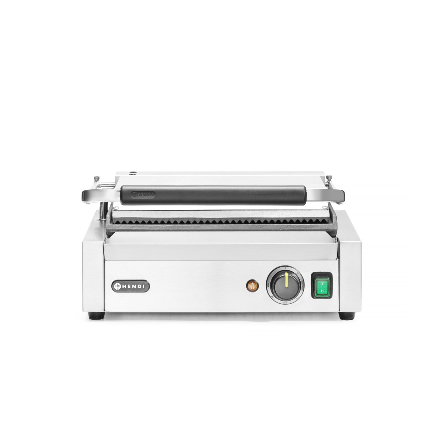 Grill de contact Panini demi rainuré 340x230mm HENDI-mondialchr.com