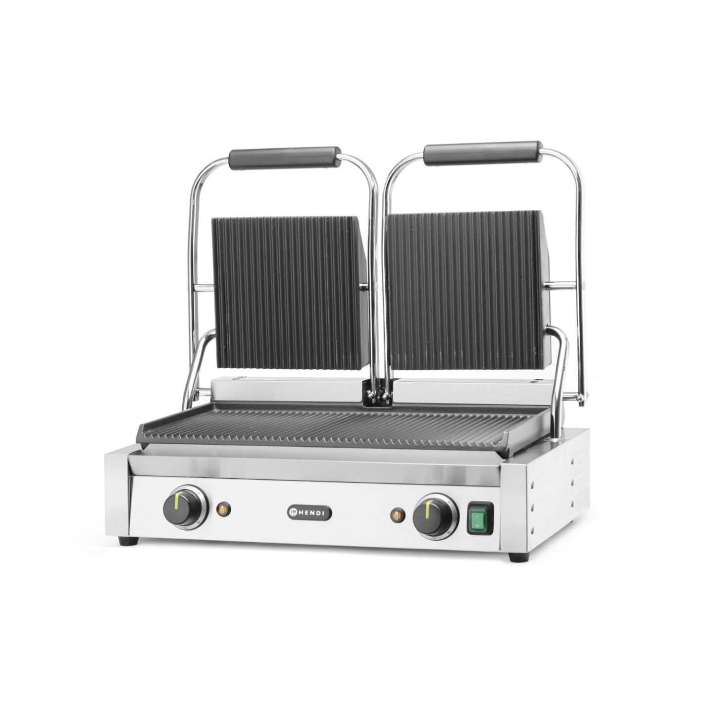 Grill de contact double rainuré inférieur475x230mm HENDI-mondialchr.com
