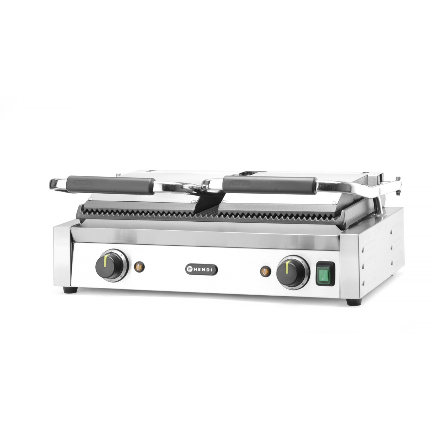 Grill de contact double rainuré inférieur475x230mm HENDI-mondialchr.com