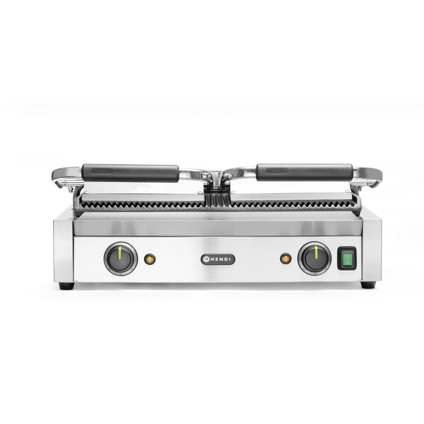 Grill de contact double rainuré inférieur475x230mm HENDI-mondialchr.com