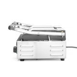 Grill de contact double rainuré inférieur475x230mm HENDI-mondialchr.com