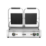 Grill de contact double rainuré inférieur475x230mm HENDI-mondialchr.com