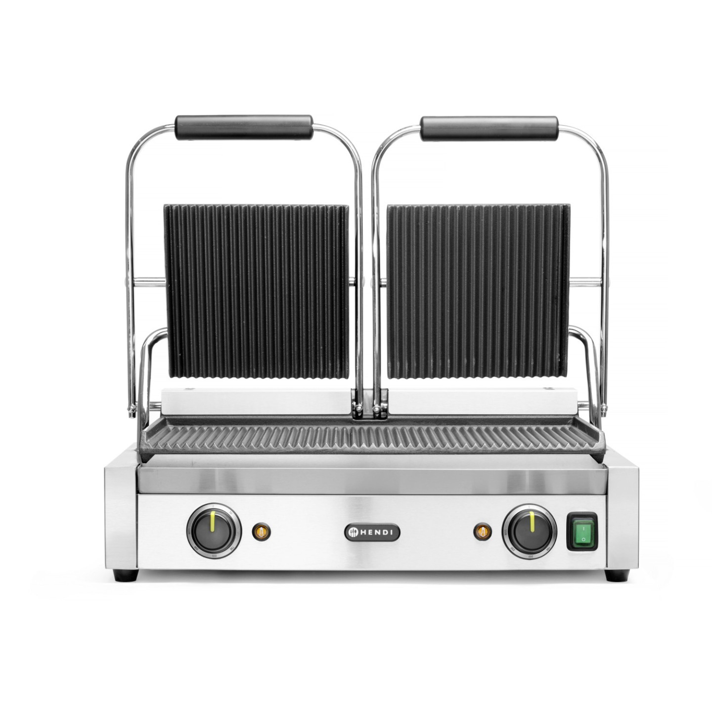 Grill de contact double rainuré inférieur475x230mm HENDI-mondialchr.com