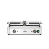 Grill de contact double sup rainuré inf lisse inf475x230mm HENDI-mondialchr.com