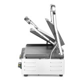 Grill de contact double sup rainuré inf lisse inf475x230mm HENDI-mondialchr.com