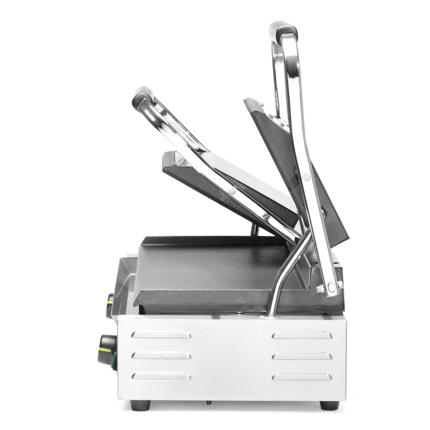Grill de contact double sup rainuré inf lisse inf475x230mm HENDI-mondialchr.com