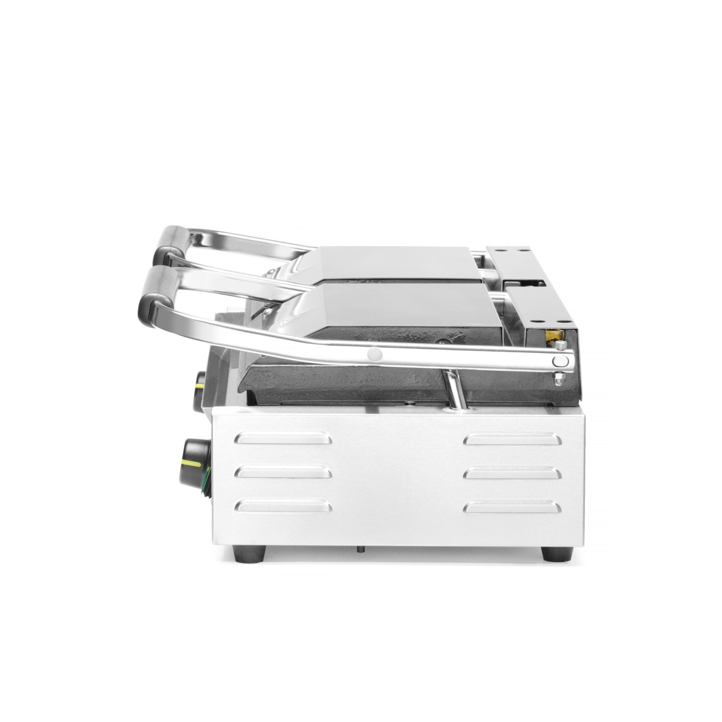 Grill de contact double sup rainuré inf lisse inf475x230mm HENDI-mondialchr.com