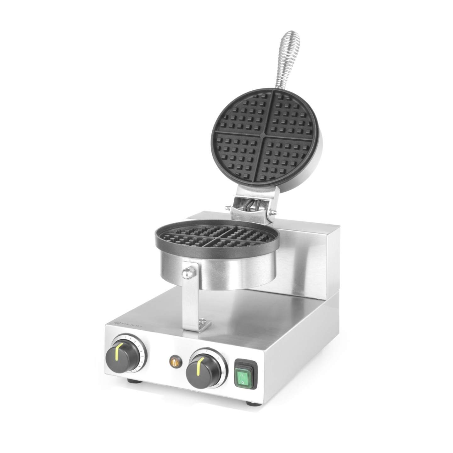 Gaufrier rond 190mm 20 gaufres par heure 1000W HENDI-mondialchr.com
