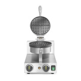 Gaufrier rond 190mm 20 gaufres par heure 1000W HENDI-mondialchr.com